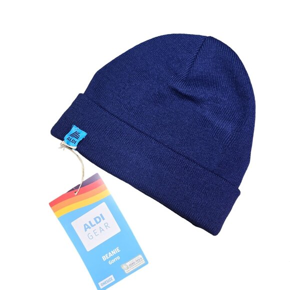 Aldi Gear NWT Hoodie & 2 Beanies Set size S Blue Red Yellow Orange - Picture 5 of 6